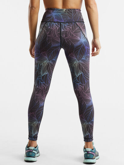 Mad Dash Reversible 7/8 Running Tights - Jungle Mirage, , original
