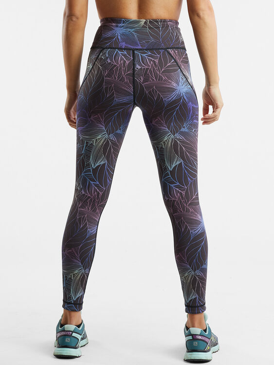 Mad Dash Reversible 7/8 Running Tights - Jungle Mirage, , original