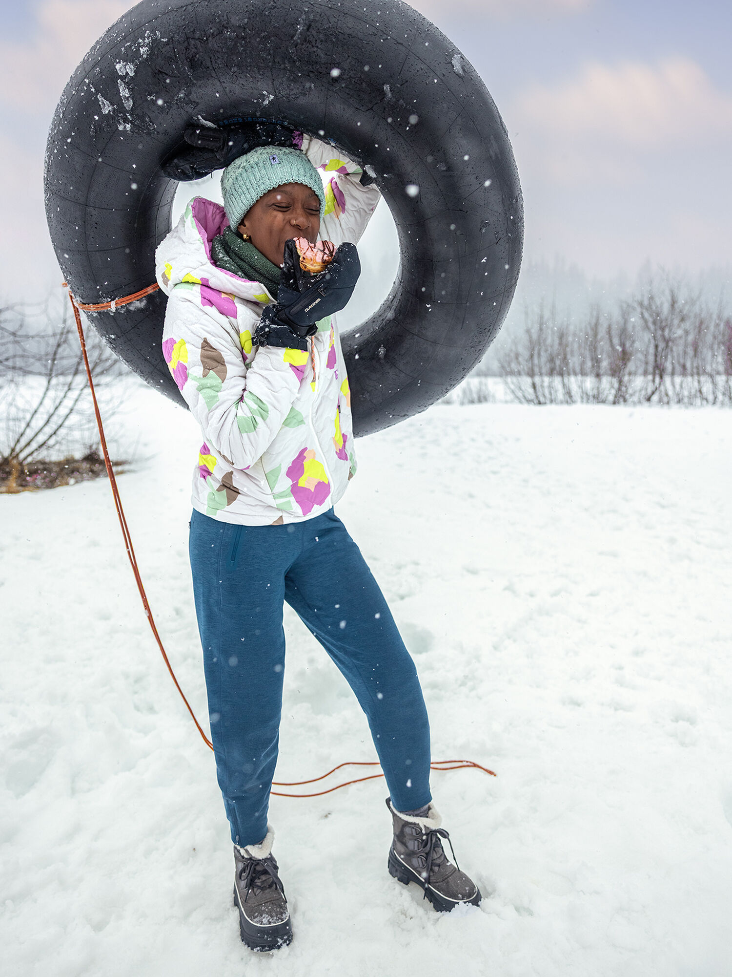 Unicorn Puffer Jacket, , model