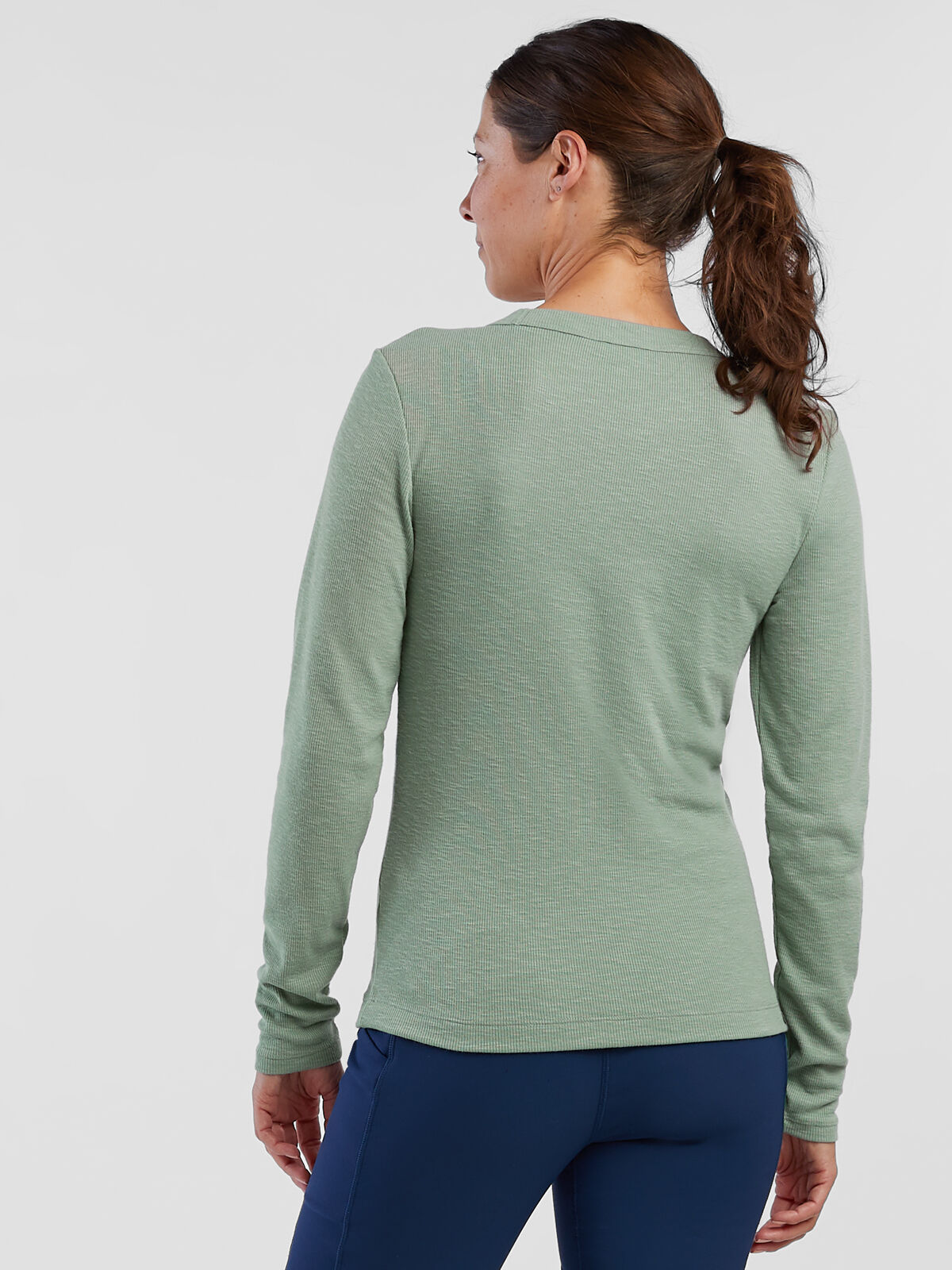 【BAON】[unisex] Tavern Angora Stripe Long Sleeve Tee Turk Long Sleeve Crew - Ginger Stripe / 6-12M