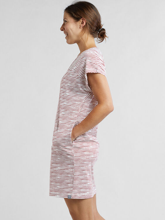 Hiolani V Neck Dress - Painted Stripe, , original