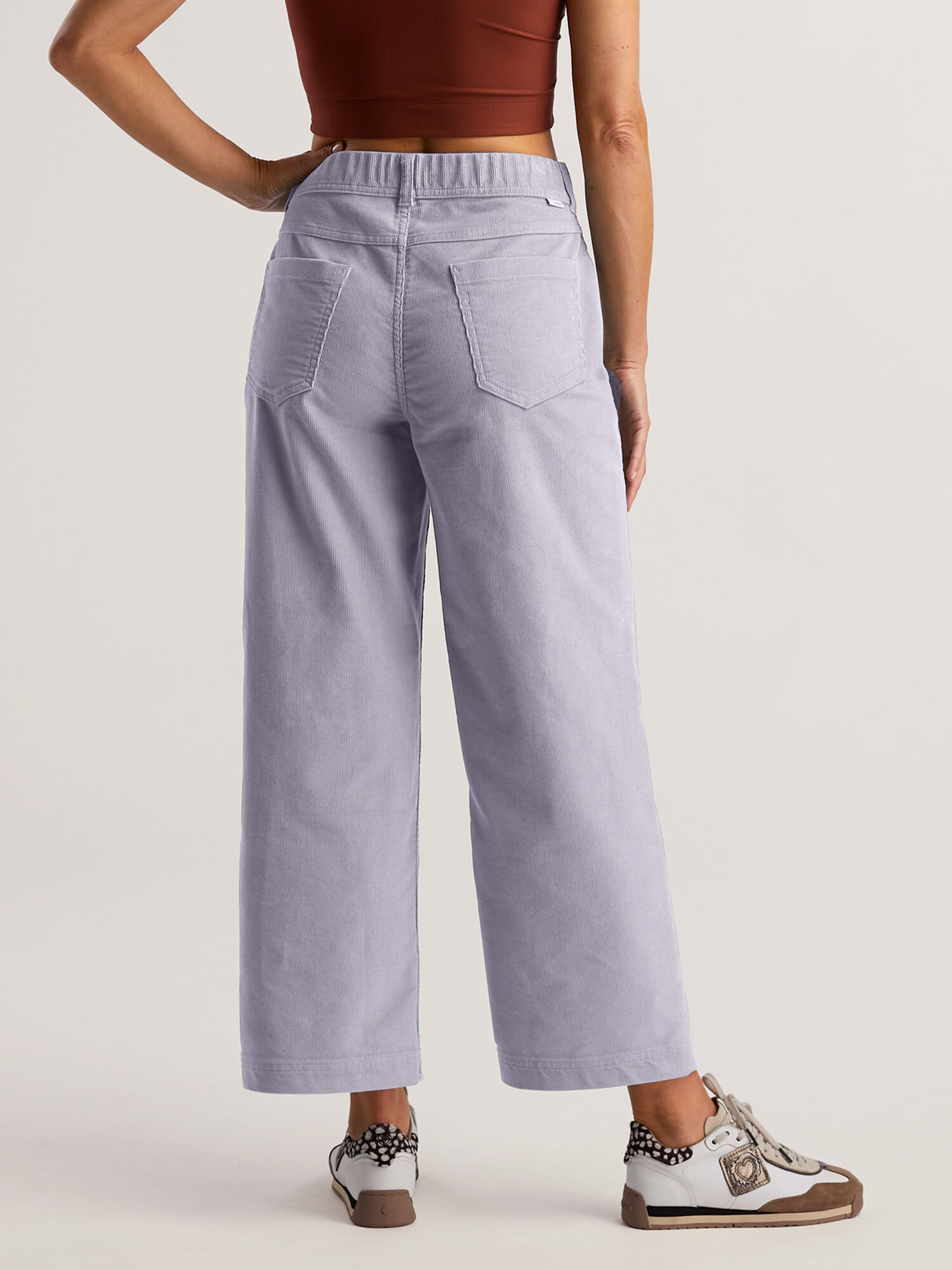Miraculous Wide Leg Cropped Corduroy Pants, , original