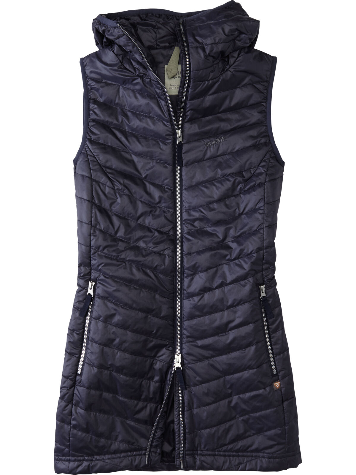 Womens long insulated vest 2025