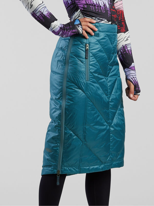 Bun Warmer Quilted Long Skirt, , original