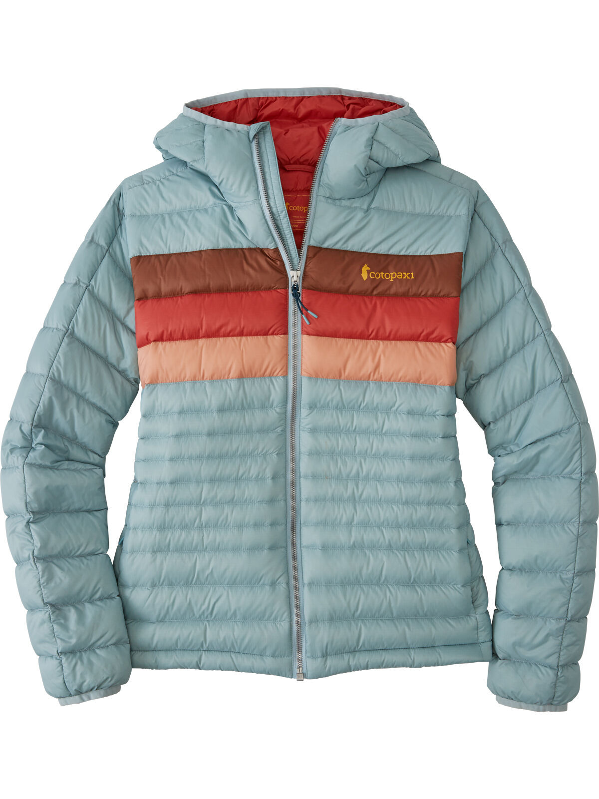 Cotopaxi Fuego Down Hooded Jacket Women s Faded Brick Clay L