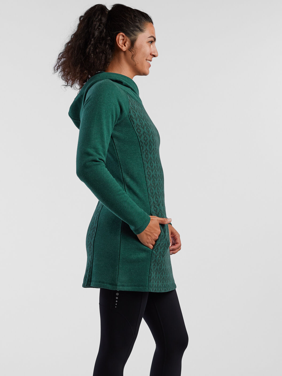 Tunic length hoodie cheap