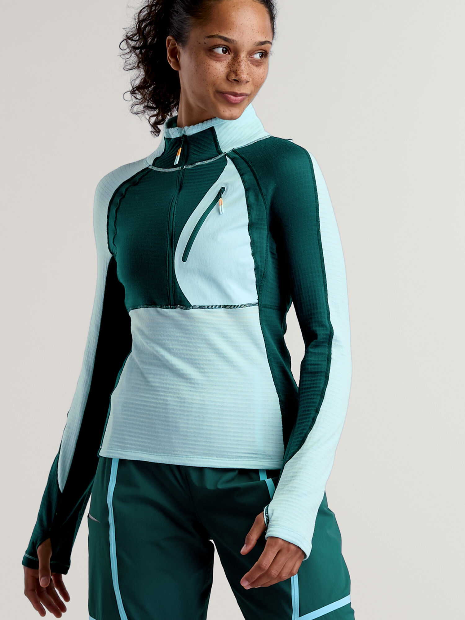Joytrek Grid Fleece 1/2 Zip, , original