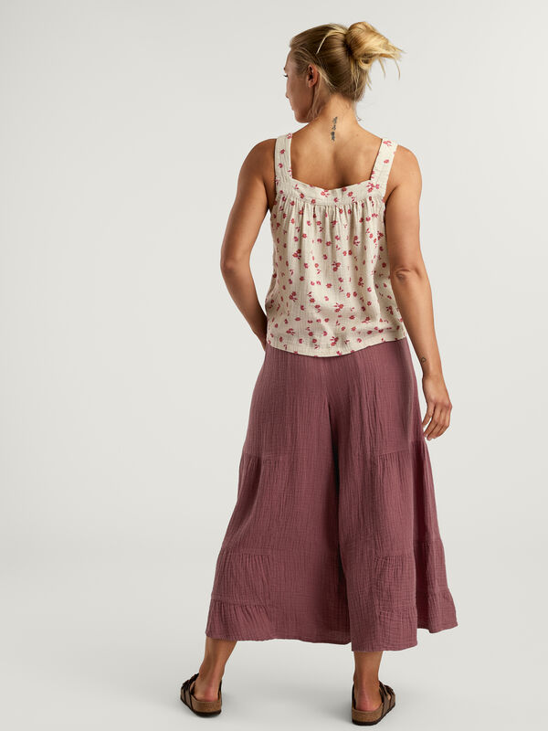 Tate Double Weave Tank &ndash; Hemp Cotton Boxy Tank Top