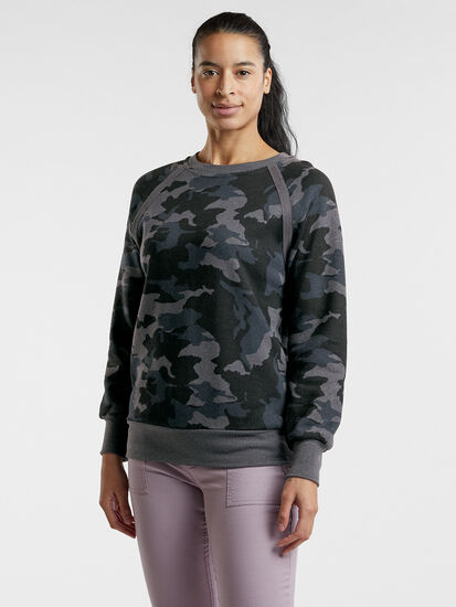 Triple R Oversized Sweatshirt: Model Image