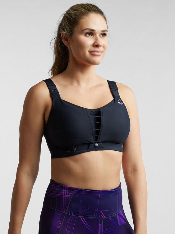 Reebok Women's WOR Sports Bra, Medium Impact, High Neckline