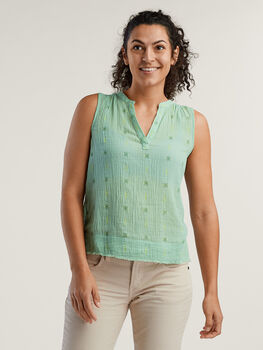 Moorea Gauze Sleeveless Top
