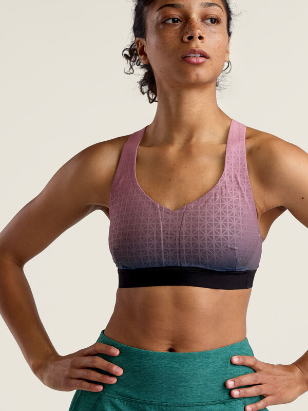 Racerback Sports Bra: Plume AB