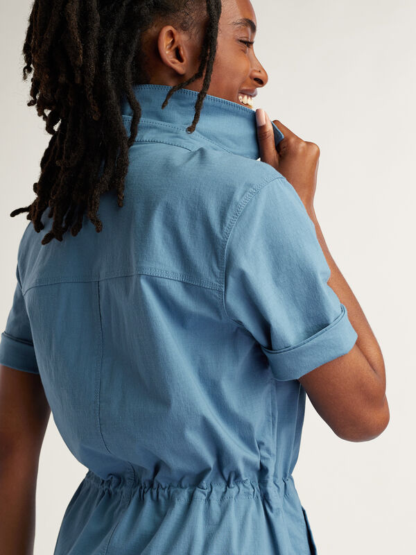 Wren Utility Short Sleeve Shirt Dress, , original