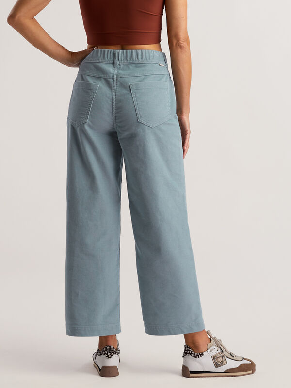 Miraculous Wide Leg Cropped Corduroy Pants, , original