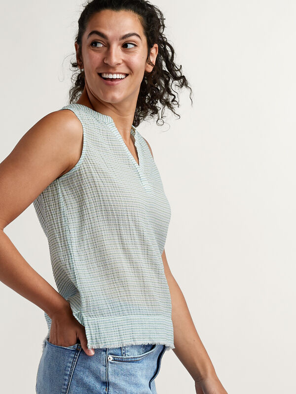 Moorea Gauze Sleeveless Top, , original