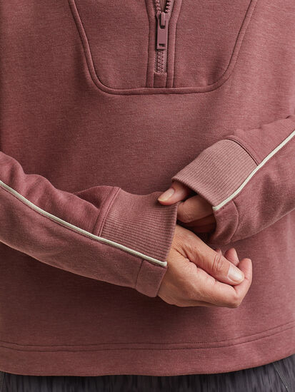 Warmup 1/4 Zip Fleece Sweatshirt, , original