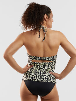 Makai Halter Tankini Top - Turkish Delight