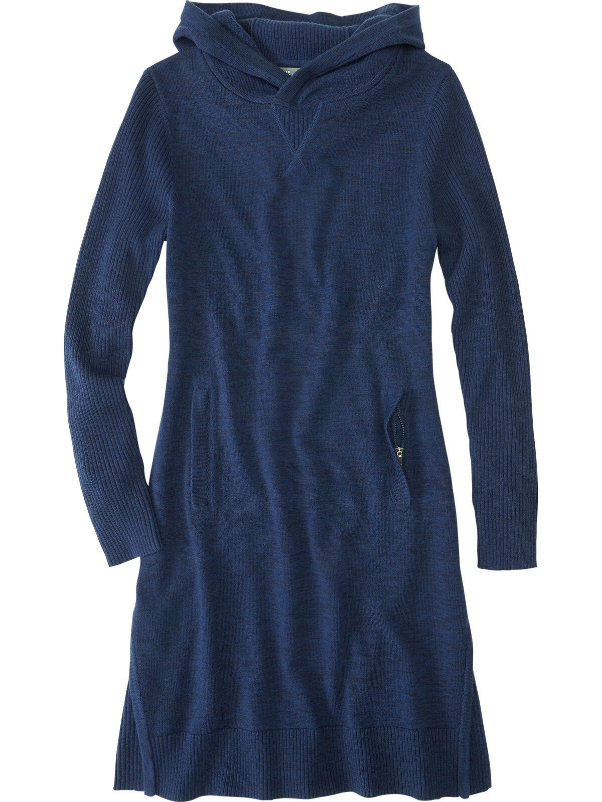 zipper sweater dress