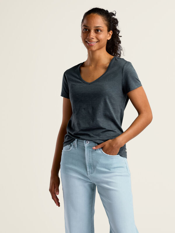 V Neck Womens T-Shirt Samba - Toad&Co