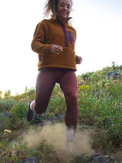 Women's Fleece Lined Leggings: Crash Flatlands