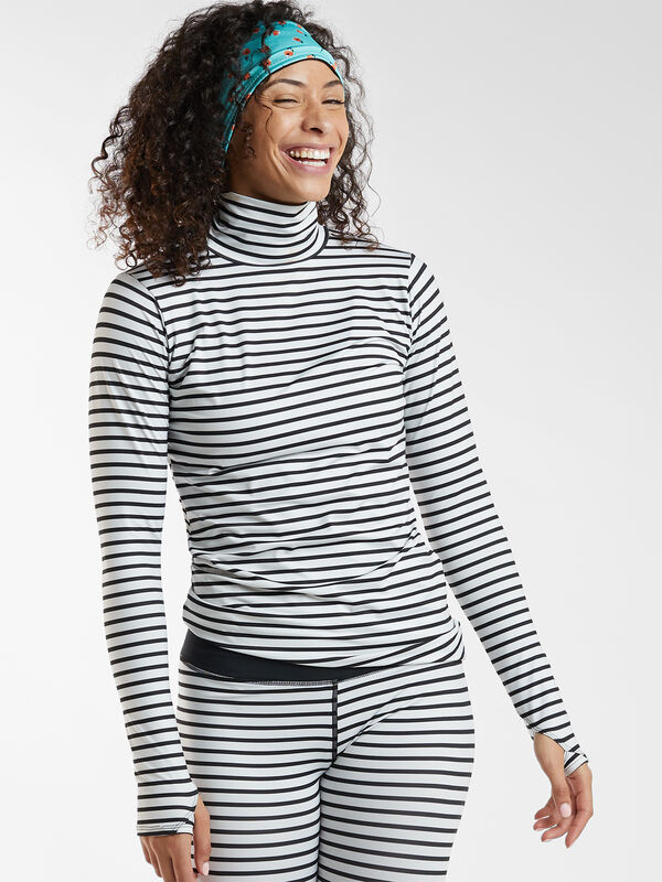 Tigre Tech Turtleneck Top, , model