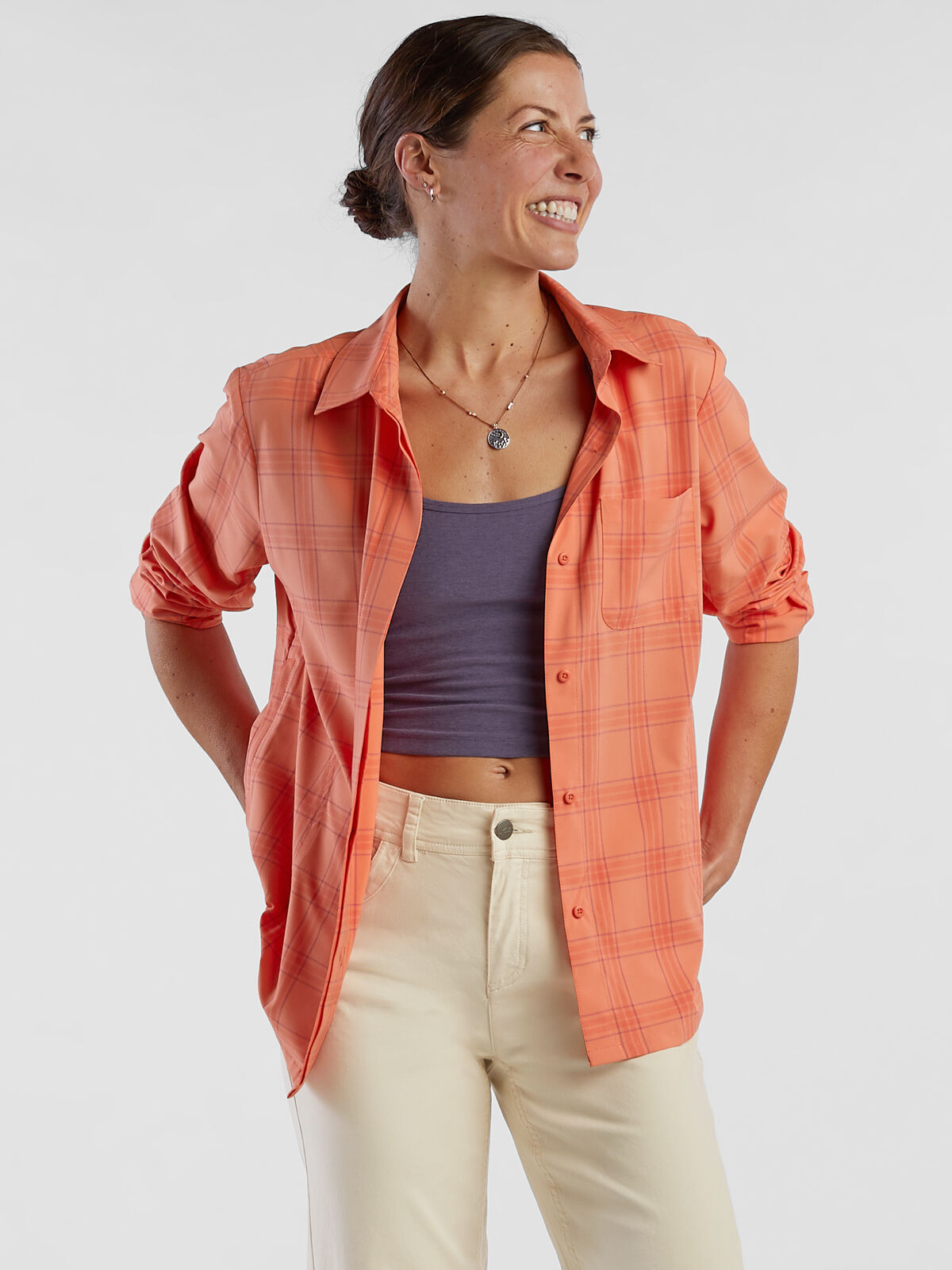 上品スタイル UPF Tech Tuolumne Women's 50 Shirt Hiking トップス