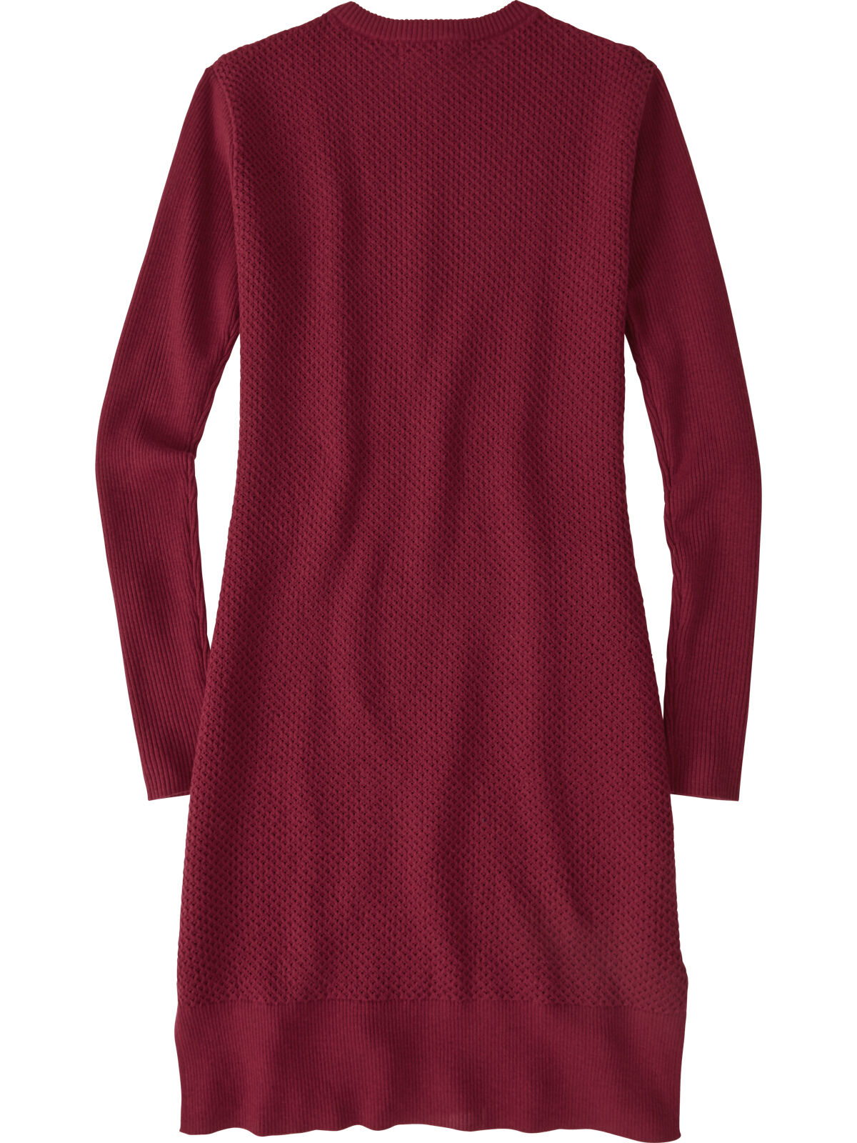 Waffle knit sweater dress 2025