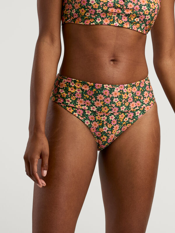 Left Coast Bikini Bottom &ndash; Zip Pocket Swim Bottom