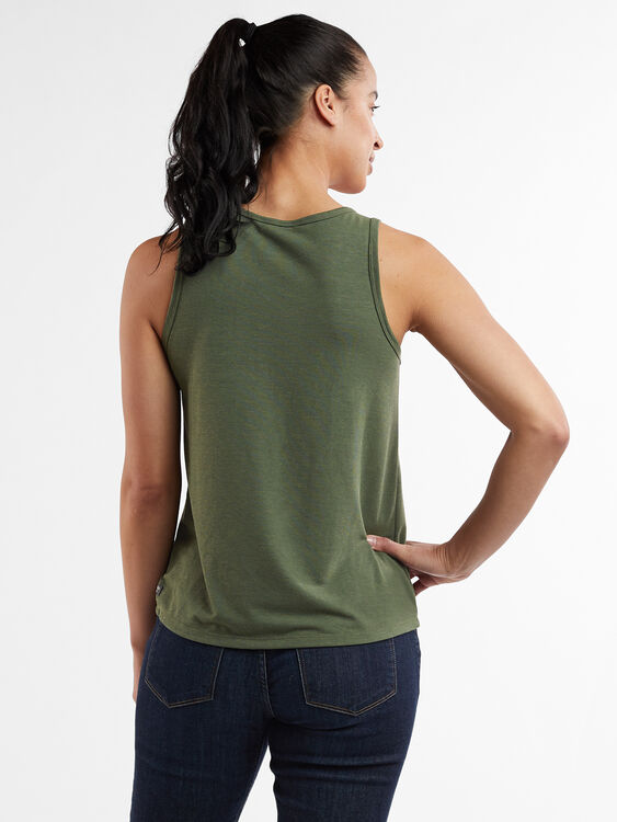 Terra Henley Tank Top - Solid, , original
