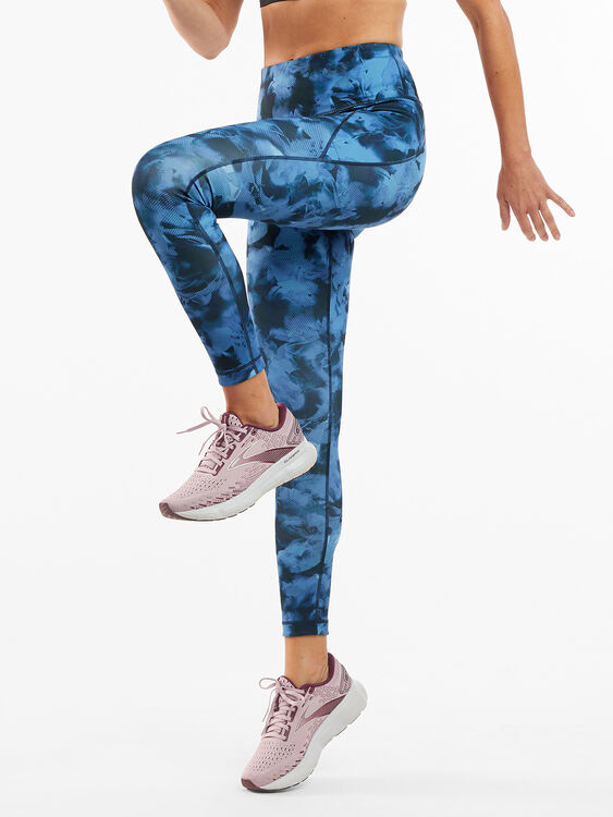 Womens Running Tights: Mad Dash Aurora