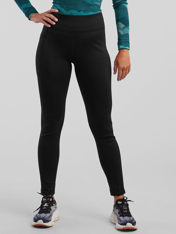 Fleece Lined Polartec Leggings Crash P - Solid