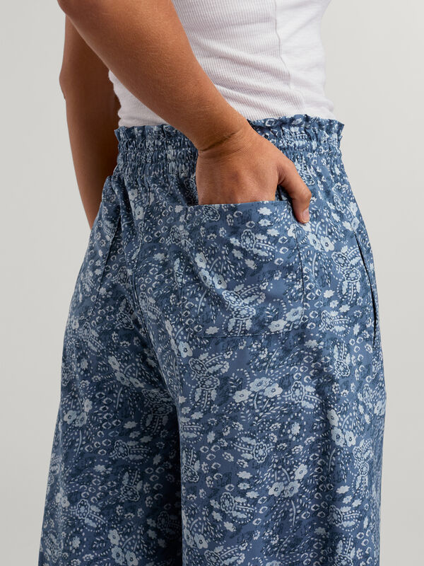 Crusher Wide Leg Pants, , original