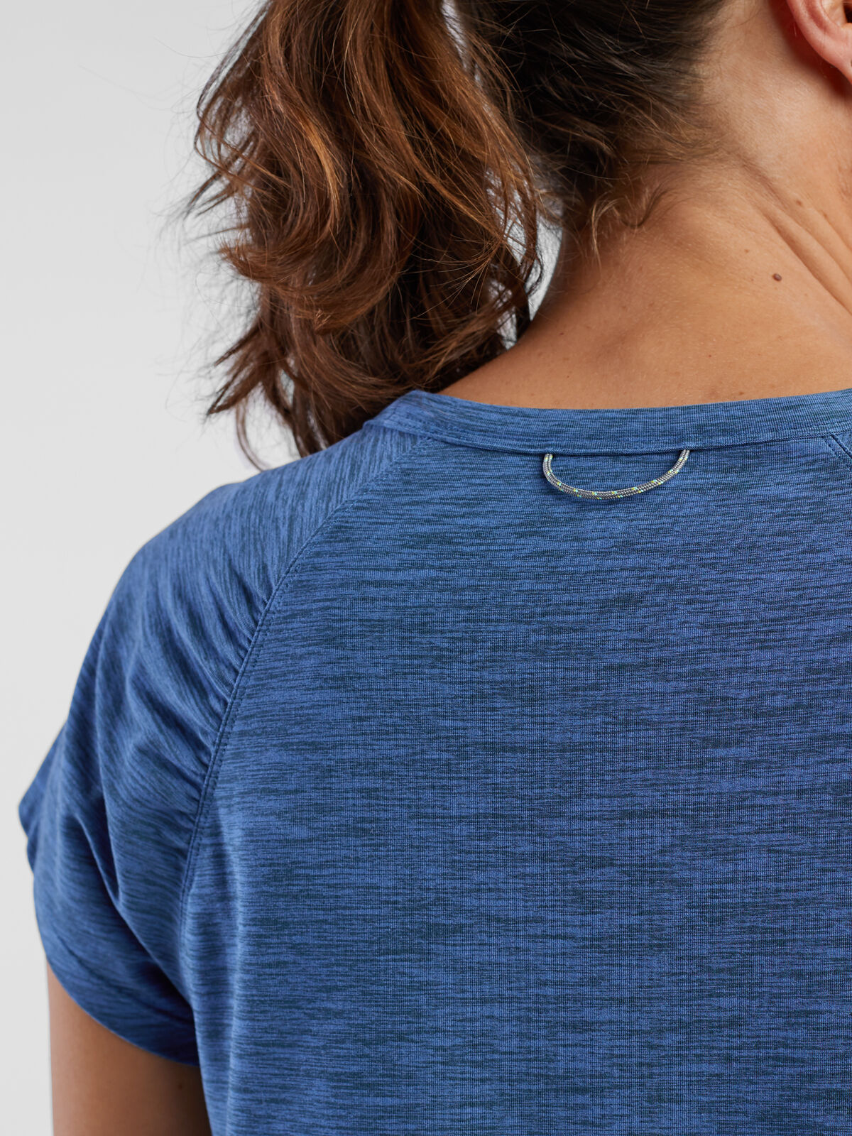 トップス faerie pad shoulder raglan half top Women's Raglan Short Sleeve Tee: Grace 2.0 | Title Nine