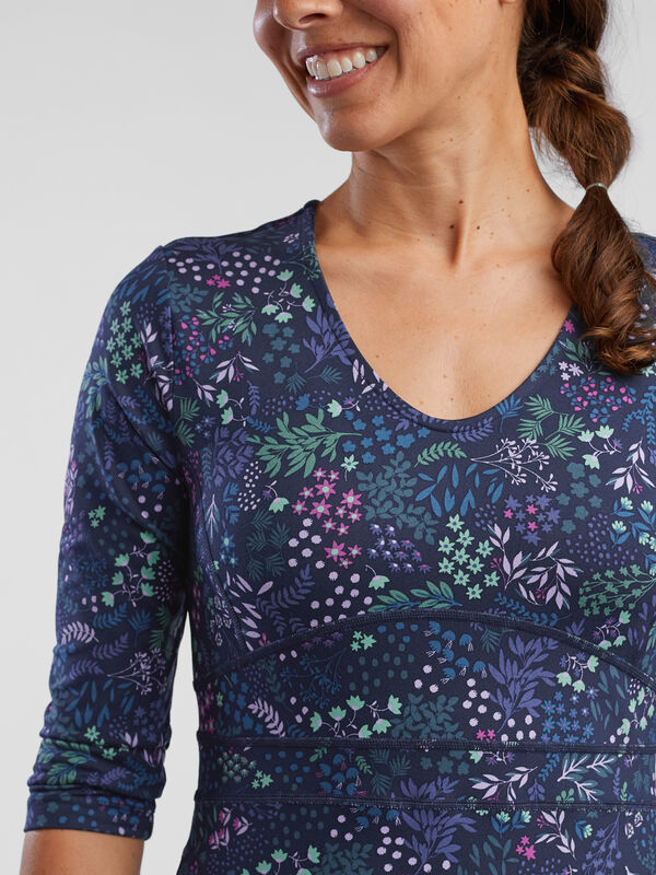 Dream 3/4 Sleeve Dress - Wildwood, , original