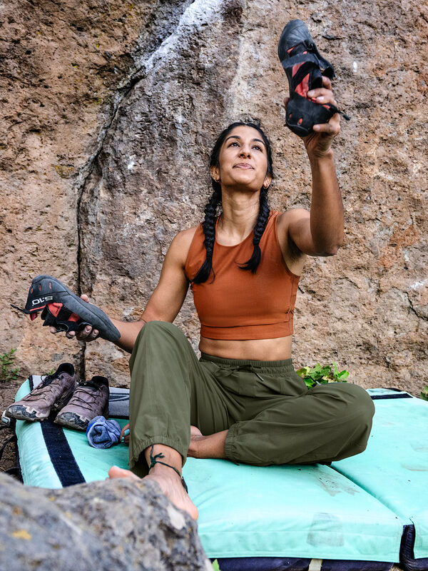 Women's Workout Top: Hikerkind Performance Bra Top