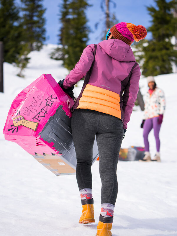 Crash Polartec® Fleece Lined Tights - Heathered, , original