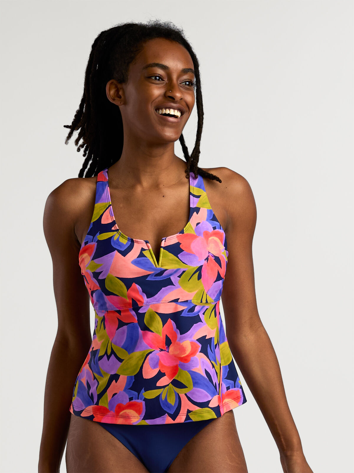 Women's Underwire Tankini Top for C–DD Aria - Lunaria | Title Nine