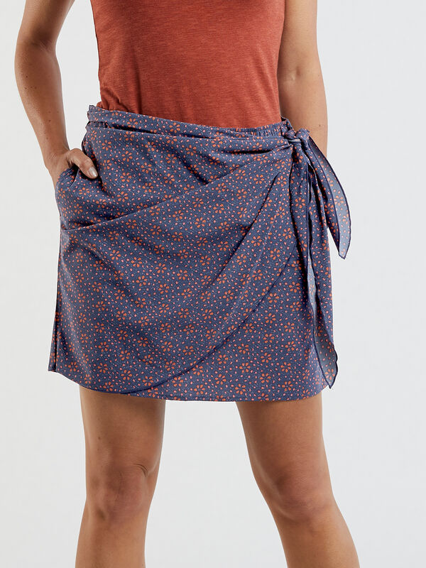 Crusher Wrap Skirt, , model