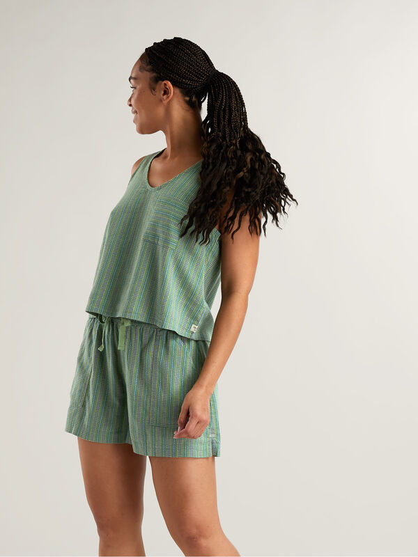 Baja Button Back Tank Top, , original