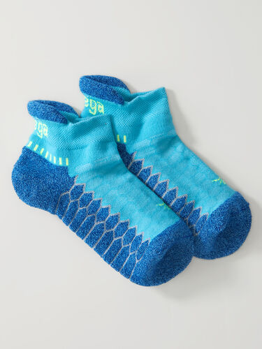 Smash Silver Running Socks