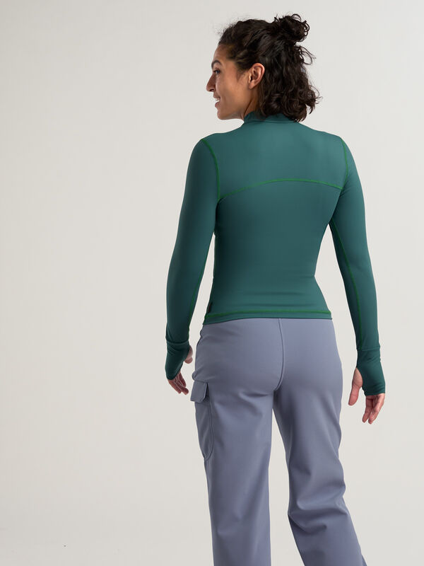 Remy Mock Neck Top &ndash; Women&rsquo;s Compression Base Layer