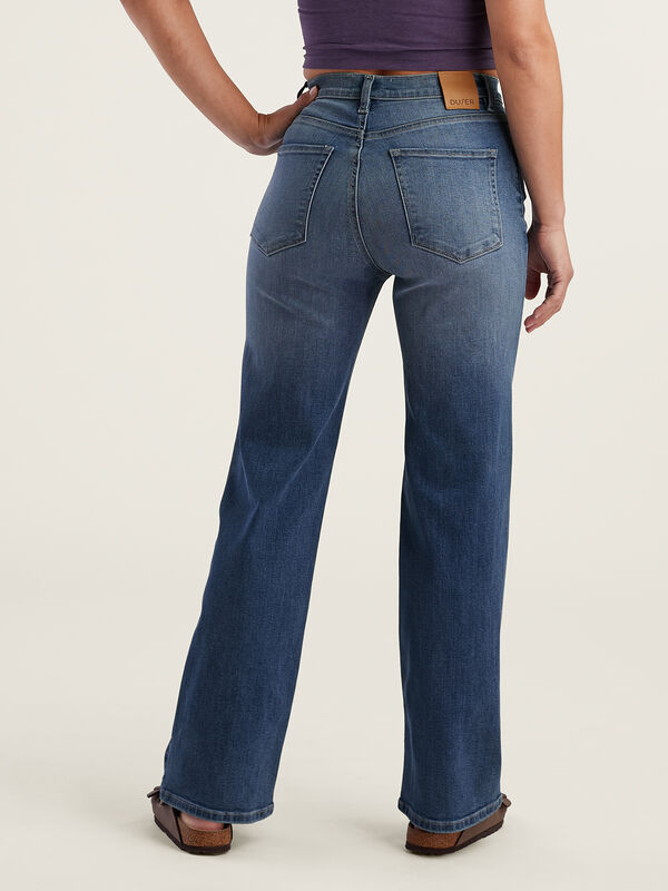 Performance High Rise Straight Jeans, , original
