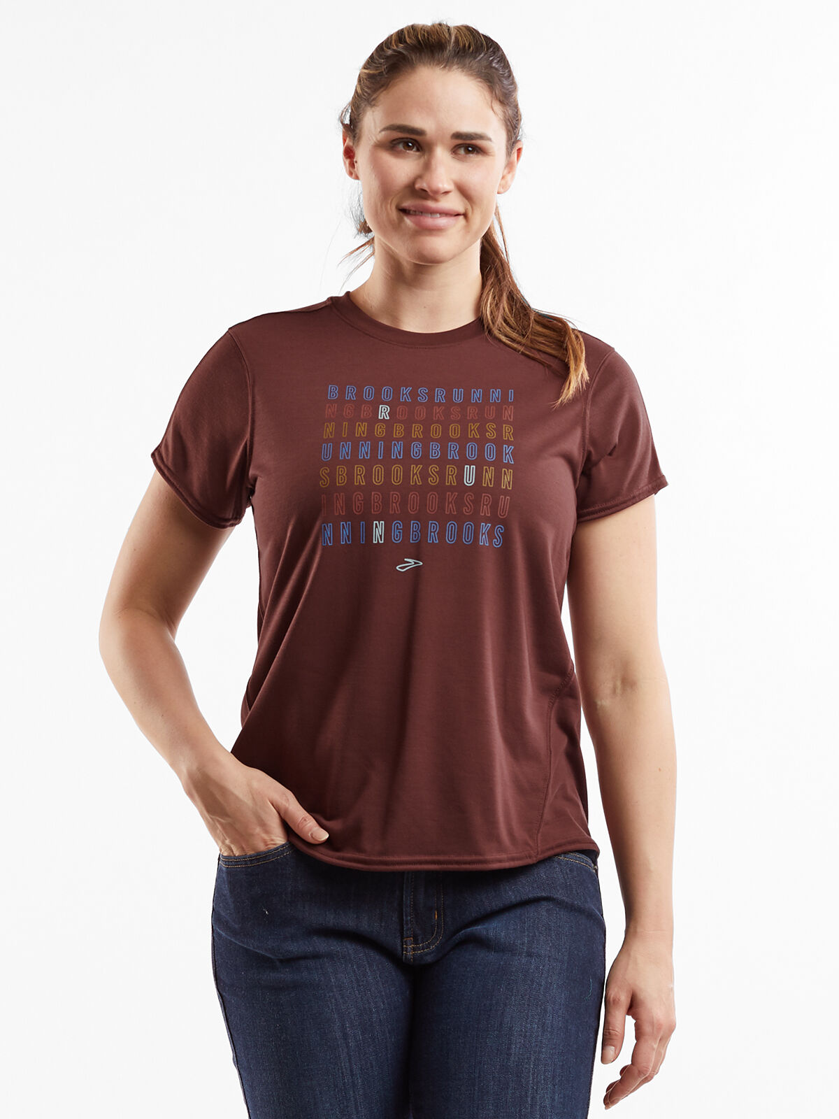 Brooks running vest womens brown 2025