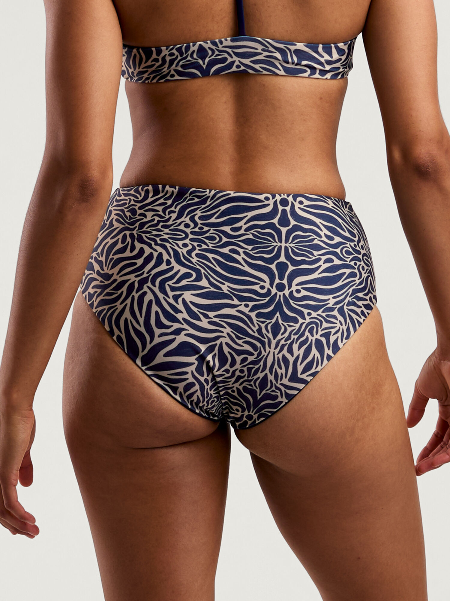 Nina High Waisted Bikini Bottom, , original