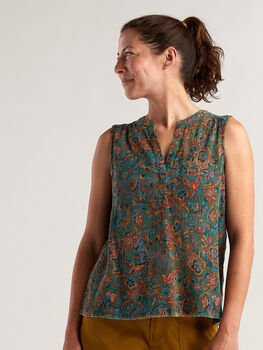 Moorea Gauze Sleeveless Top