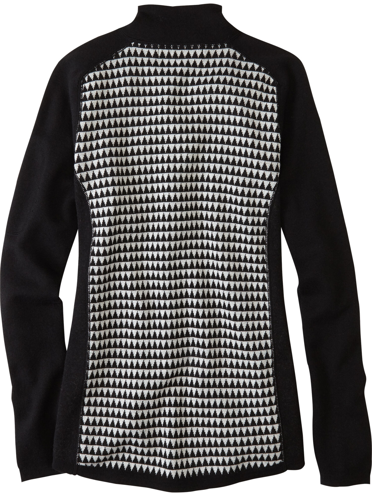 Super Power Quarter Zip Sweater - Houndstooth Geo, , original