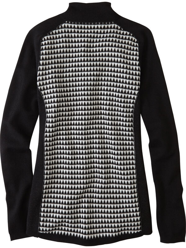 Super Power Quarter Zip Sweater - Houndstooth Geo, , original