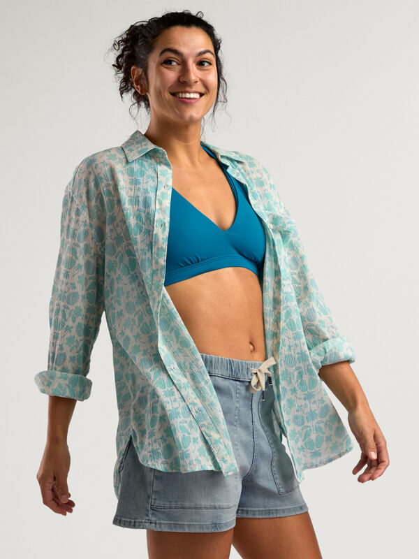 Moorea Gauze Tunic Top, , original