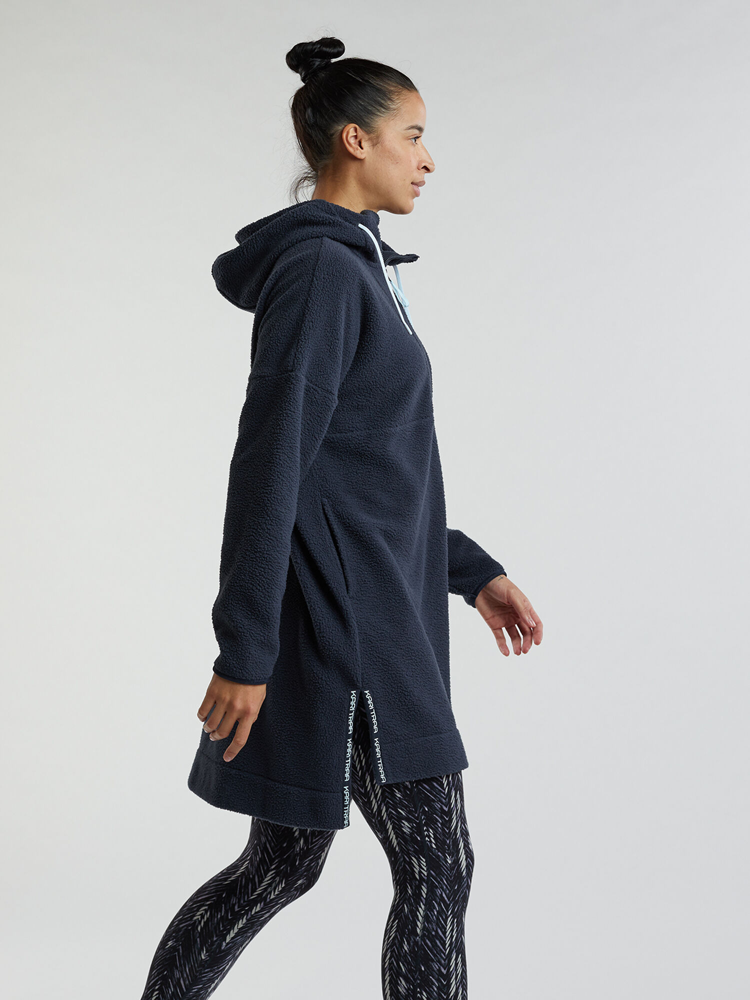 Locker Roomie Hooded Fleece Dress, , original