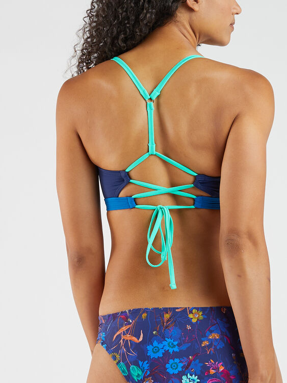 Tidal Rave Underwire Bikini Top - Colorblock, , original